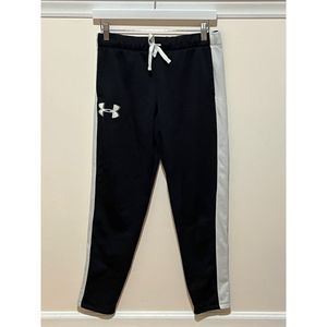 Under Armour Youth XL Black and White Sweatpants